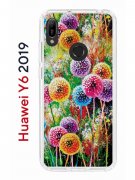 Чехол-накладка Huawei Honor 8A/Honor 8A Pro/Honor 8A Prime/Y6s 2019/Y6 2019 Kruche Print Одуванчики