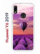 Чехол-накладка Huawei Y6 2019/Honor 8A/Honor 8A Pro/Honor 8A Prime/Y6s 2019 Kruche Print Лавандовый рай