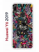 Чехол-накладка Huawei Y6 2019 (580675) Kruche PRINT Music