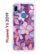 Чехол-накладка Huawei Y6 2019/Honor 8A/Honor 8A Pro/Honor 8A Prime/Y6s 2019 Kruche Print Гортензия