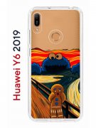 Чехол-накладка Huawei Y6 2019/Honor 8A/Honor 8A Pro/Honor 8A Prime/Y6s 2019 Kruche Print Cookie Scream