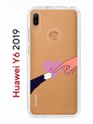 Чехол-накладка Huawei Y6 2019 (580675) Kruche PRINT Котолюбовь