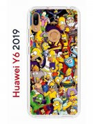 Чехол-накладка Huawei Y6 2019/Honor 8A/Honor 8A Pro/Honor 8A Prime/Y6s 2019 Kruche Print Симпсоны