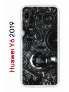 Чехол-накладка Huawei Y6 2019 (580675) Kruche PRINT Двигатель