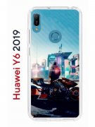 Чехол-накладка Huawei Y6 2019/Honor 8A Pro/Honor 8A Prime 2020/Y6s 2019/Honor 8A Kruche Print Киберпанк