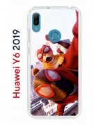 Чехол-накладка Huawei Y6 2019 Kruche Print Человек паук