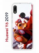Чехол-накладка Huawei Y6 2019 Kruche Print Человек паук