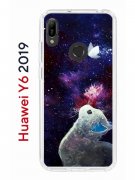 Чехол-накладка Huawei Y6 2019 (580675) Kruche PRINT Мотылёк