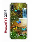 Чехол-накладка Huawei Y6 2019/Honor 8A/Honor 8A Pro/Honor 8A Prime/Y6s 2019 Kruche Print Водопад