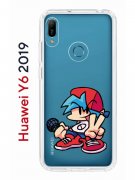 Чехол-накладка Huawei Y6 2019 (580675) Kruche PRINT FNF Boyfrend