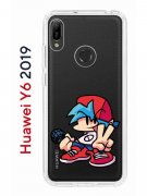 Чехол-накладка Huawei Y6 2019 (580675) Kruche PRINT FNF Boyfrend