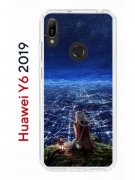 Чехол-накладка Huawei Y6 2019 (580675) Kruche PRINT Ночные Огни