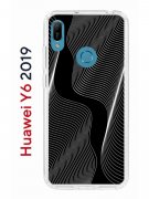 Чехол-накладка Huawei Honor 8A/Honor 8A Pro/Honor 8A Prime/Y6s 2019/Y6 2019 Kruche Print Line black