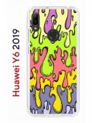Чехол-накладка Huawei Y6 2019 (580675) Kruche PRINT Абстракция Капли