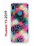 Чехол-накладка Huawei Y6 2019/Y6s 2019/Honor 8A/8A Pro Kruche Print Цветные листья