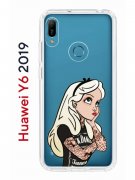 Чехол-накладка Huawei Y6 2019/Y6s 2019/Honor 8A/8A Pro Kruche Print Tattoo Girl