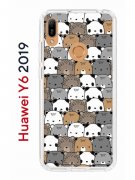 Чехол-накладка Huawei Y6 2019/Y6s 2019/Honor 8A/8A Pro Kruche Print Медвежата