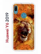 Чехол-накладка Huawei Y6 2019/Y6s 2019/Honor 8A/8A Pro Kruche Print Лев