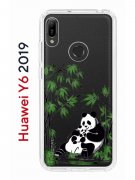 Чехол-накладка Huawei Y6 2019/Y6s 2019/Honor 8A/8A Pro Kruche Print Панды