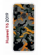 Чехол-накладка Huawei Y6 2019/Y6s 2019/Honor 8A/8A Pro Kruche Print Камуфляж