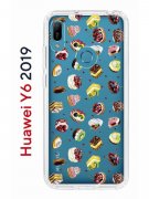 Чехол-накладка Huawei Y6 2019/Y6s 2019/Honor 8A/8A Pro Kruche Print Cake