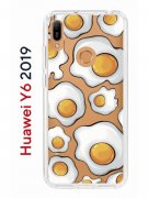 Чехол-накладка Huawei Y6 2019 (580675) Kruche PRINT Глазунья