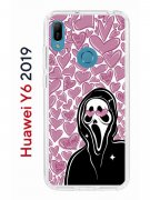 Чехол-накладка Huawei Y6 2019 (580675) Kruche PRINT Любовь и Крик