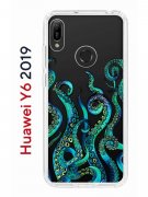 Чехол-накладка Huawei Y6 2019 (580675) Kruche PRINT Щупальца