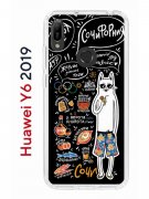 Чехол-накладка Huawei Y6 2019 (580675) Kruche PRINT Кот Сочи