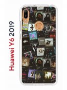 Чехол-накладка Huawei Y6 2019 (580675) Kruche PRINT Плейлисты