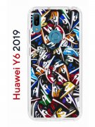 Чехол-накладка Huawei Y6 2019/Honor 8A/Honor 8A Pro/Honor 8A Prime/Y6s 2019 Kruche Print Кроссовки Nike Air