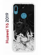 Чехол-накладка Huawei Y6 2019 (580675) Kruche PRINT Разводы краски