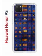 Чехол-накладка Huawei Honor 9S  (588929) Kruche PRINT Ночные окна