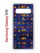 Чехол-накладка Samsung Galaxy S10 (580670) Kruche PRINT Ночные окна
