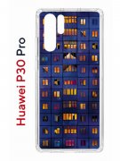Чехол-накладка Huawei P30 Pro (580674) Kruche PRINT Ночные окна