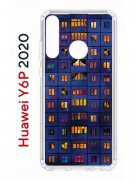 Чехол-накладка Huawei Y6p 2020 (588946) Kruche PRINT Ночные окна