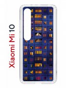 Чехол-накладка Xiaomi Mi 10 (593959) Kruche PRINT Ночные окна