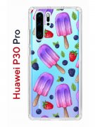 Чехол-накладка Huawei P30 Pro (580674) Kruche PRINT Ice Cream
