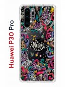 Чехол-накладка Huawei P30 Pro (580674) Kruche PRINT Music