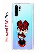 Чехол-накладка Huawei P30 Pro Kruche Print Минни