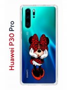 Чехол-накладка Huawei P30 Pro Kruche Print Минни