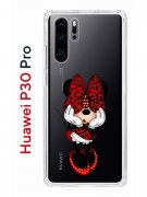 Чехол-накладка Huawei P30 Pro Kruche Print Минни