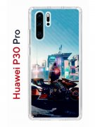 Чехол-накладка Huawei P30 Pro Kruche Print Киберпанк