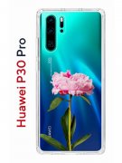 Чехол-накладка Huawei P30 Pro Kruche Print Пион