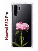 Чехол-накладка Huawei P30 Pro Kruche Print Пион