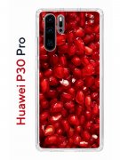 Чехол-накладка Huawei P30 Pro Kruche Print Гранат