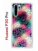 Чехол-накладка Huawei P30 Pro Kruche Print Цветные листья