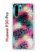 Чехол-накладка Huawei P30 Pro Kruche Print Цветные листья