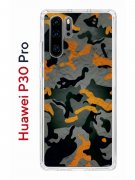 Чехол-накладка Huawei P30 Pro Kruche Print Камуфляж