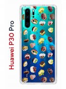 Чехол-накладка Huawei P30 Pro Kruche Print Cake